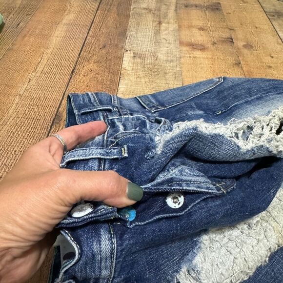 LOOMSTATE REVOLVE DISTRESSED JEANS 100% ORGANIC COTTON WOMEN'S SIZE 30 - Picture 13 of 16